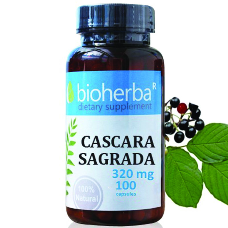 Bioherba Зърнастец / Cascara Sagrada 320 mg x 100 капсули