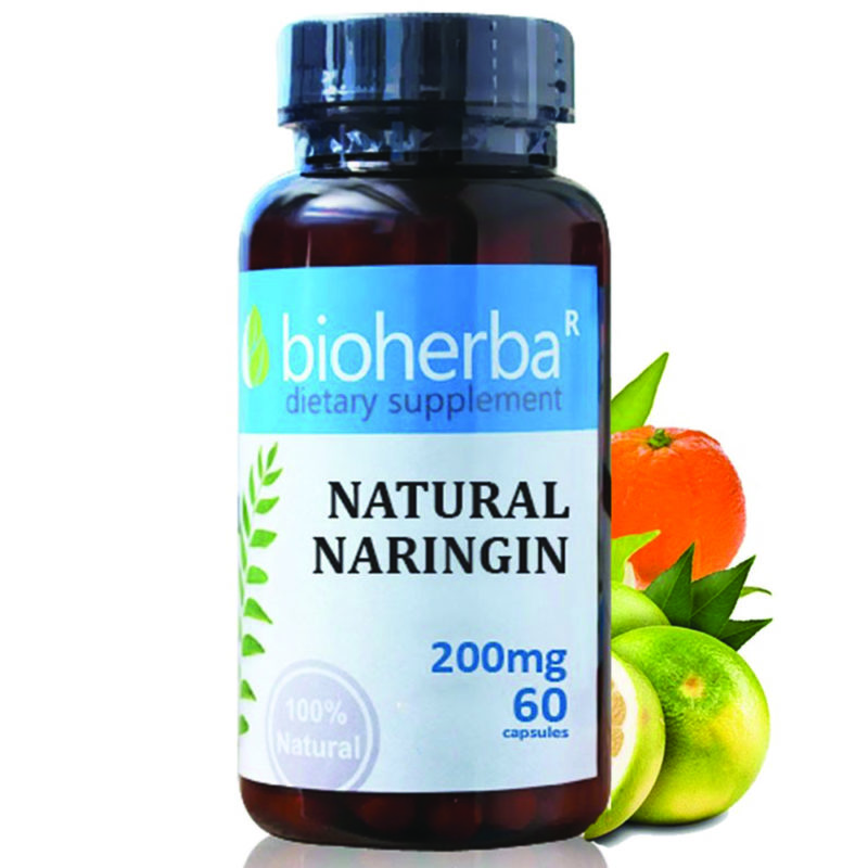 Bioherba Натурален Нарингин / Natural Naringin 200 mg x 60 капсули