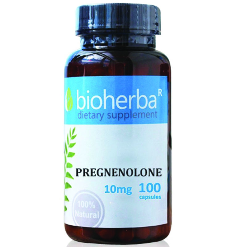Bioherba Прегненолон / Pregnenolone 10 mg x 100 капсули