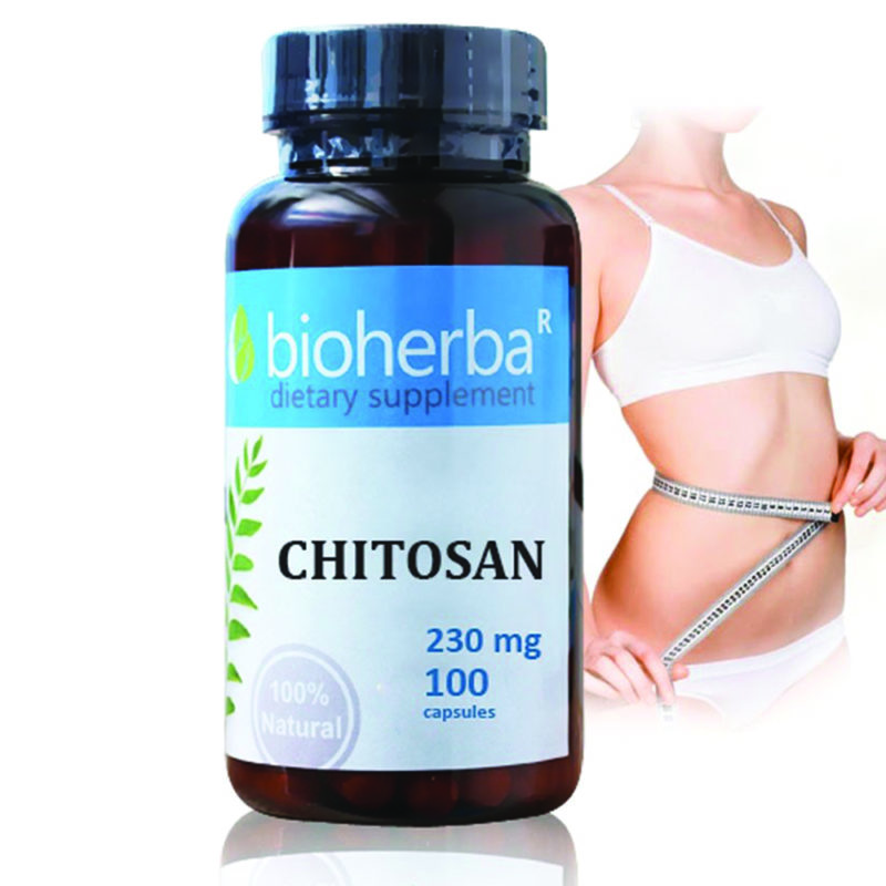 Bioherba ХИТОЗАН /CHITOSAN – 230 mg x 100 капсули