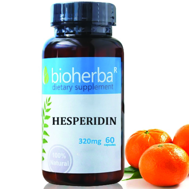 Bioherba Хеспередин / Hesperidin 320 mg x 60 капсули