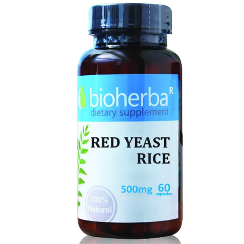 Bioherba Червен Ферментирал Ориз / Red Yeast Rice 500 mg x 60 капсули