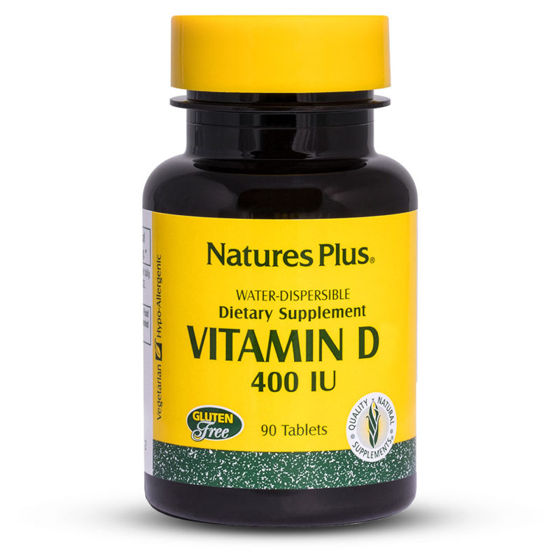 Natures Plus Витамин D – 10μg x 90 таблетки