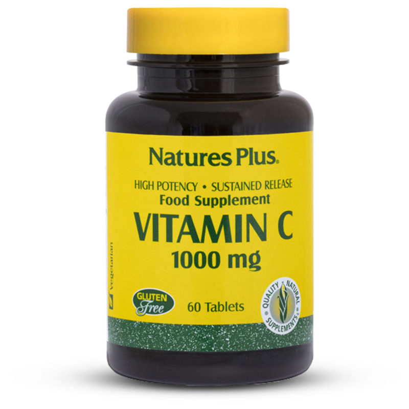 Natures Plus Витамин-С – 1000mg x 60 таблетки