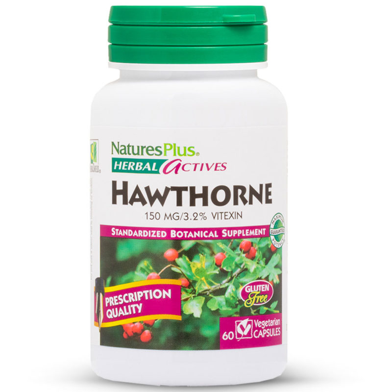 ГЛОГ / HAWTHORNE Herbal Actives – 150mg x 60 капсули
