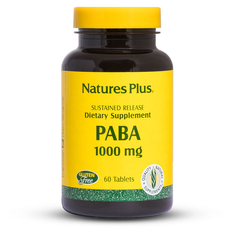 Natures Plus Витамин Б-10 (PABA) 1000mg x 60 таблетки