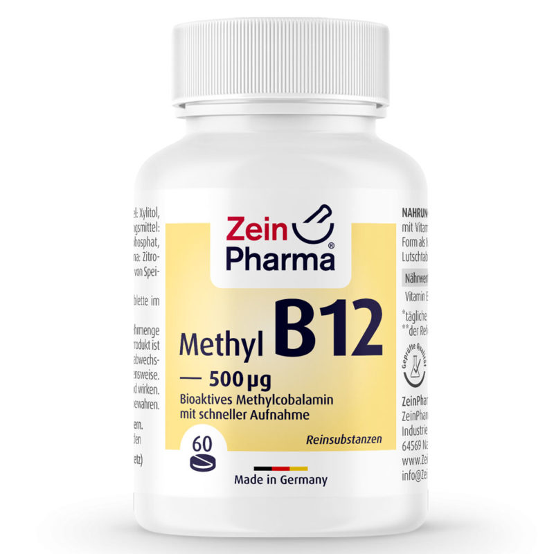 ZeinPharma МЕТИЛКОБАЛАМИН / Витамин Б12 – 60 пастили
