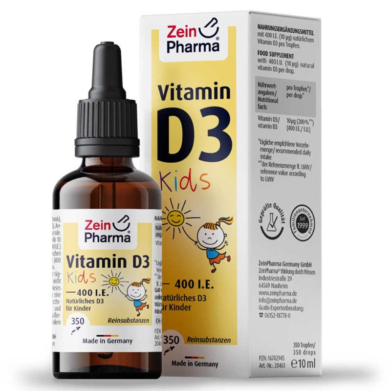 Витамин Д за ДЕЦА / KIDS Vitamin D ZeinPharma – 10 мл