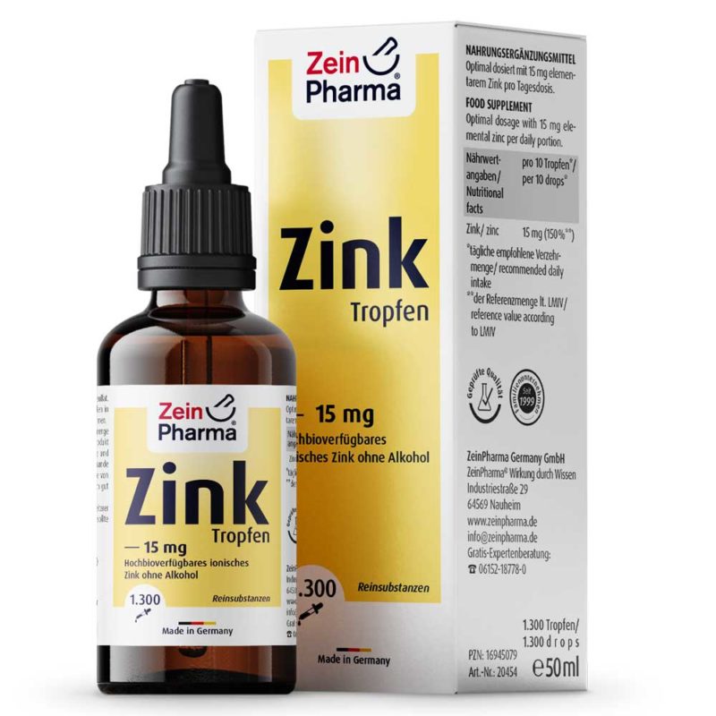 ЦИНК Капки / ZINC Drops ZeinPharma – 50 мл