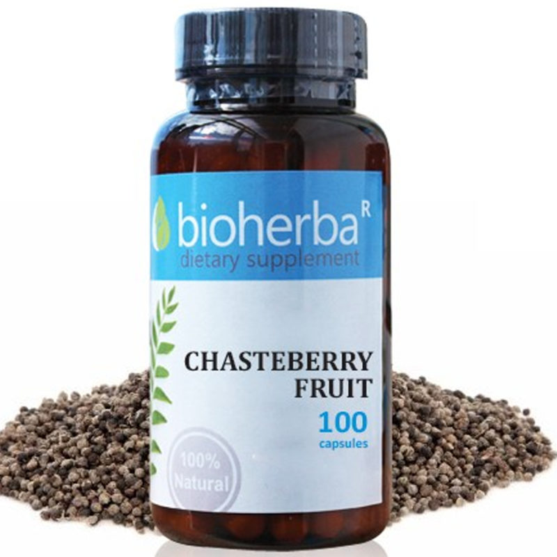 Bioherba Адамово дърво / Chasteberry Fruit 200 mg x 100 капсули