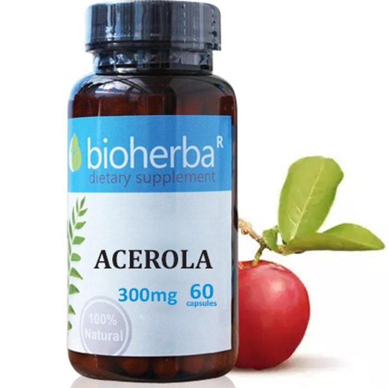 Bioherba Ацерола / Acerola 300 mg x 60 капсули