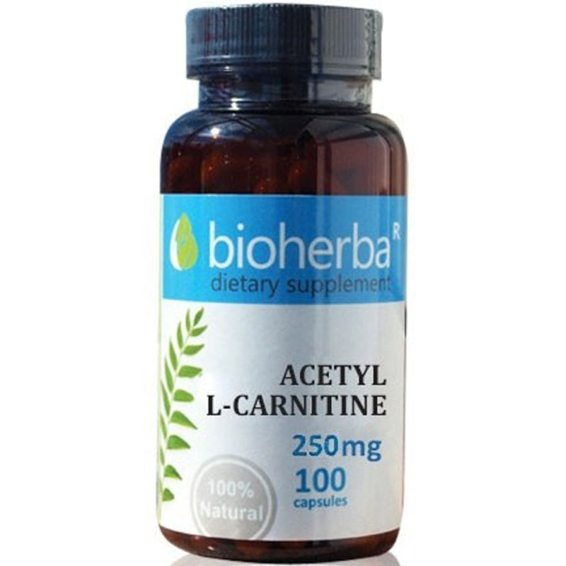 Bioherba Ацетил Л-Карнитин / Acetiyl L-Carnitine 470 mg x 60 капсули