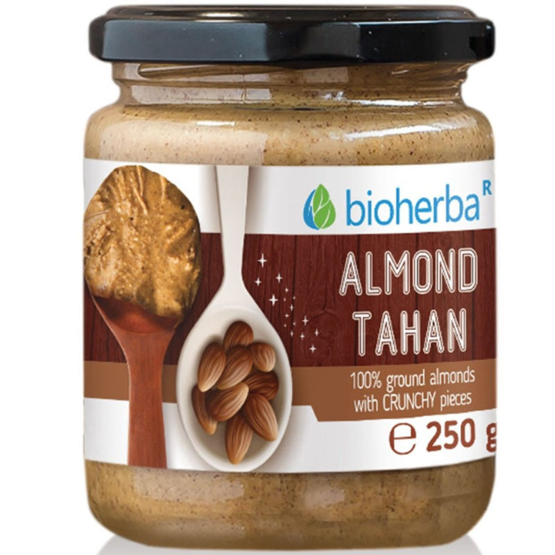 Bioherba Бадемов Тахан с парченца Crunchy / Almond Tahani with Crunchy 250 гр