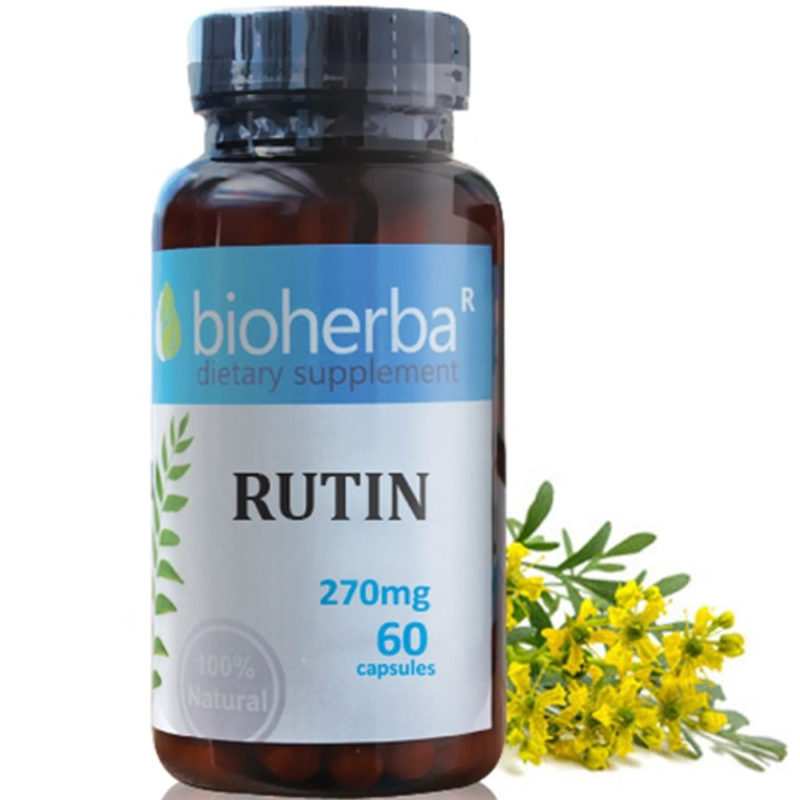 Bioherba Витамин Р Рутин / Vitamin R Rutin 270 mg x 60 капсули