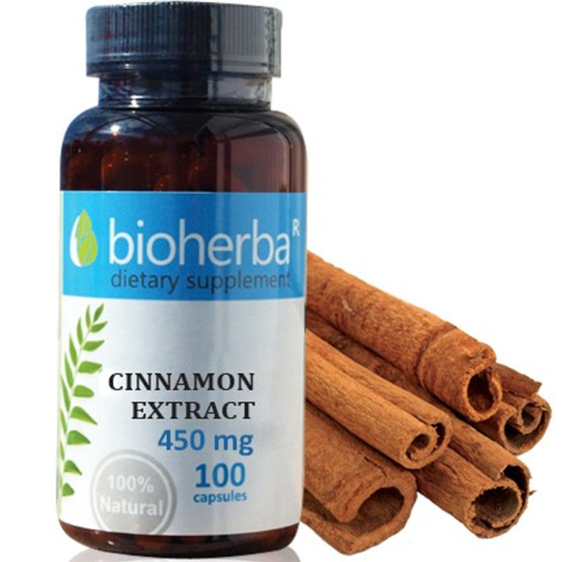Bioherba Канела / Cinnamon 450 mg x 100 капсули