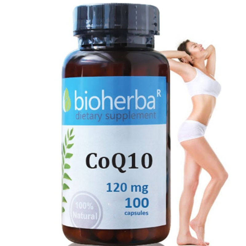 Bioherba Коензим Q10 / Co Q10 120 mg x 100 капсули