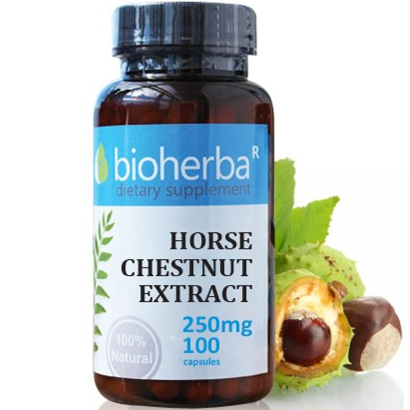 Bioherba Конски кестен / Horse Chestnut 250 mg x 100 капсули