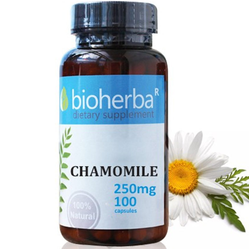 Bioherba Лайка / Chamomile 250 mg x 100 капсули