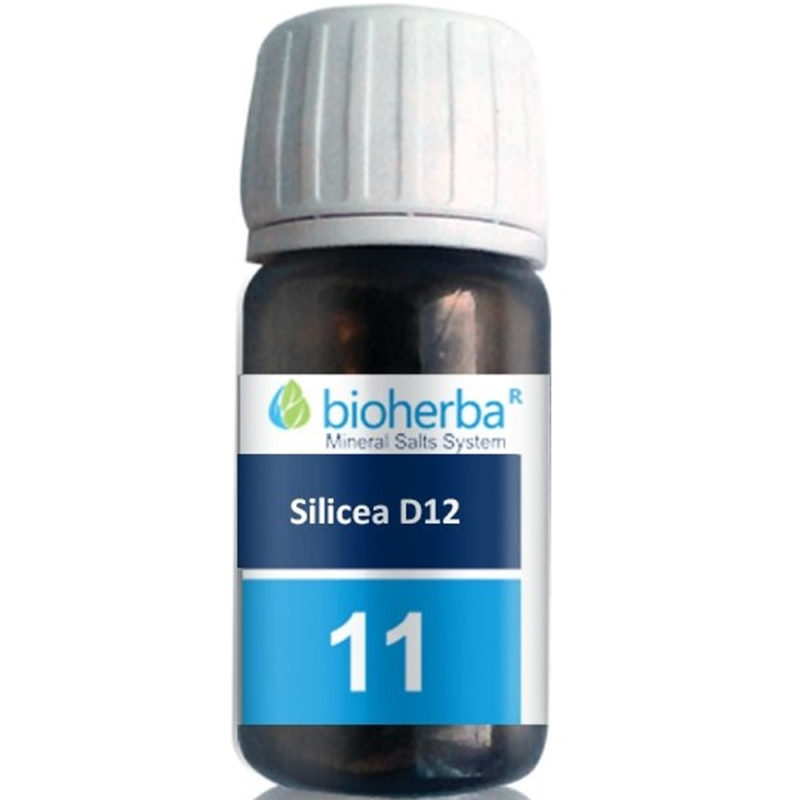 Bioherba Минерална сол №11 Silicea D12 / Силицея 100 mg x 230 таблетки