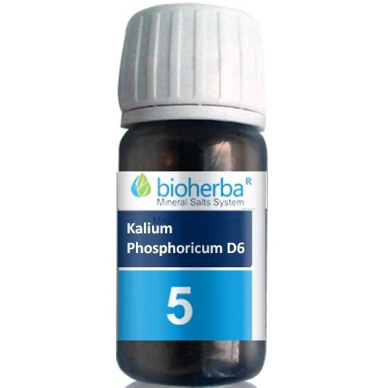 Bioherba Минерална сол №5 Kalium Phosphoricum D6 / Калиум Фосфорикум 100 mg x 230 таблетки