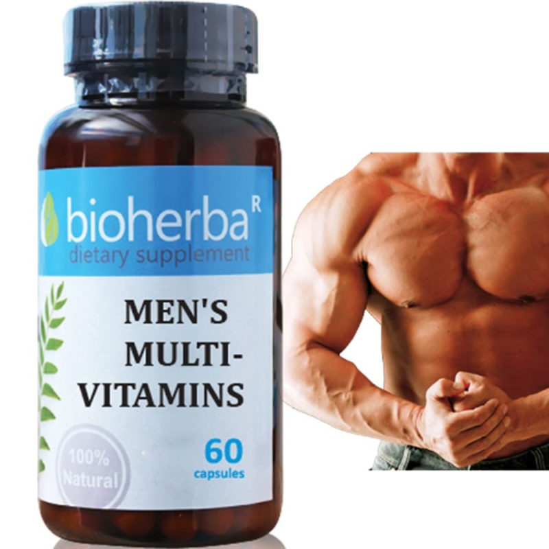 Bioherba Мултивитамини за мъже / Men`s Multivitamins x 60 капсули