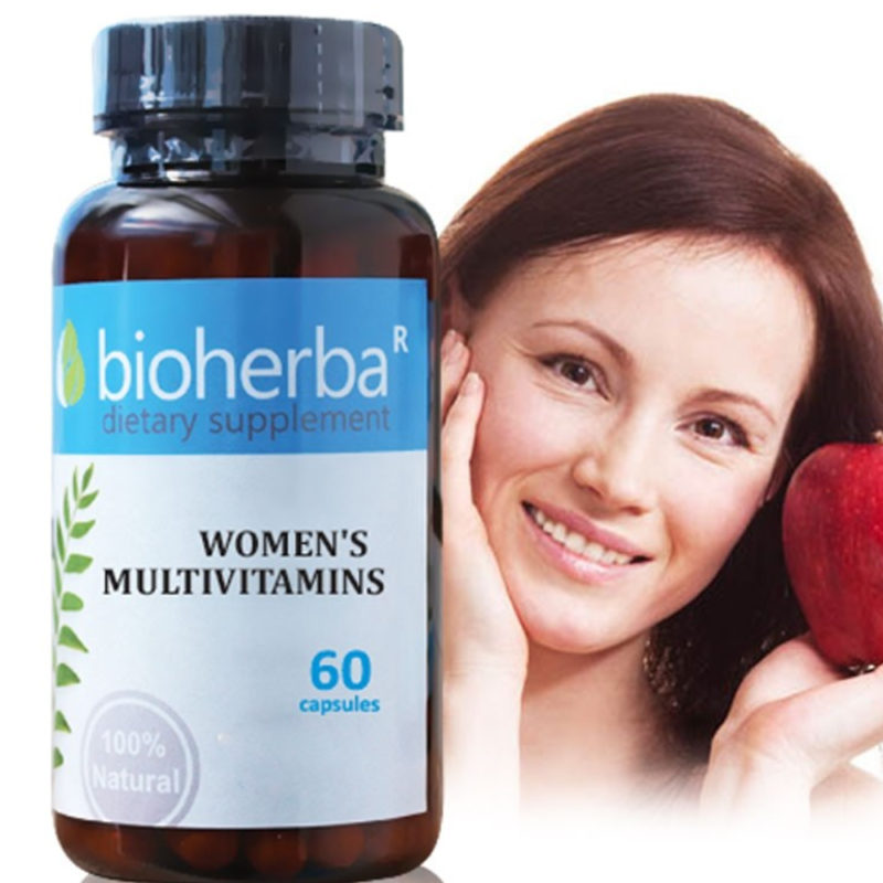Bioherba Мултивитамини за жени / Women`s Multivitamins x 60 капсули