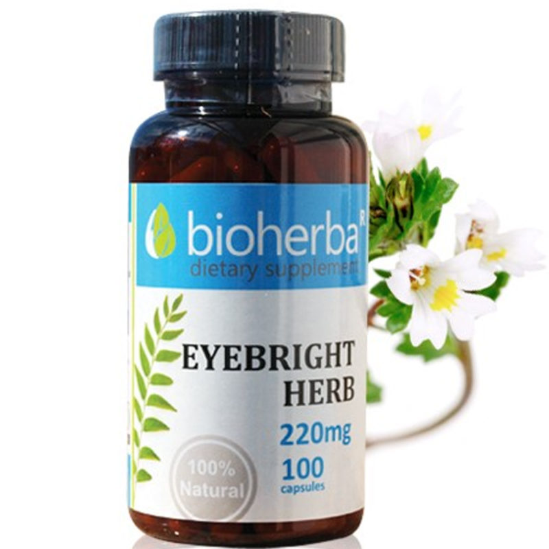 Bioherba Очанка / Eyebright Herb 220 mg x 100 капсули