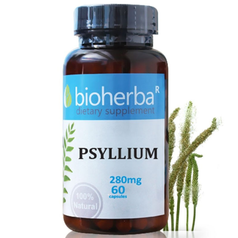 Bioherba Псилиум Хуск / Psyllium 280 mg x 60 капсули