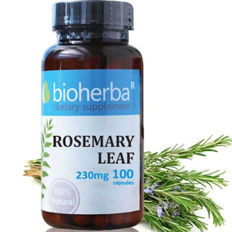 Bioherba Розмарин Лист / Rosemary Leaf 230 mg x 100 капсули
