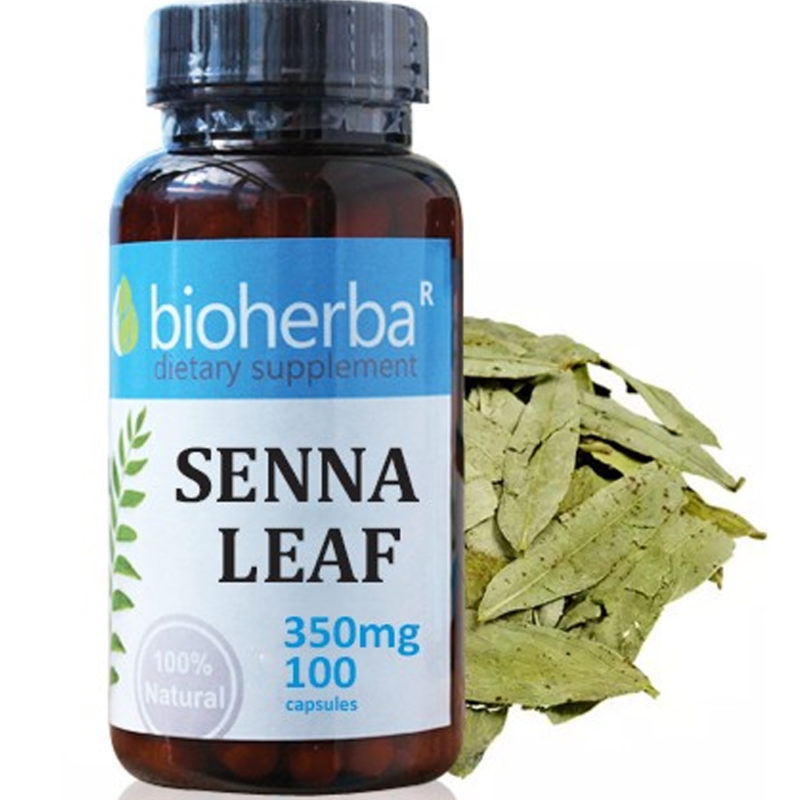 Bioherba Сена лист / Senna Leaf 350 mg x 100 капсули