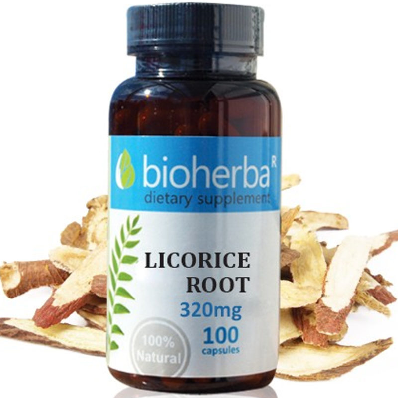Bioherba Сладник корен / Licorice Root 320 mg x 100 капсули
