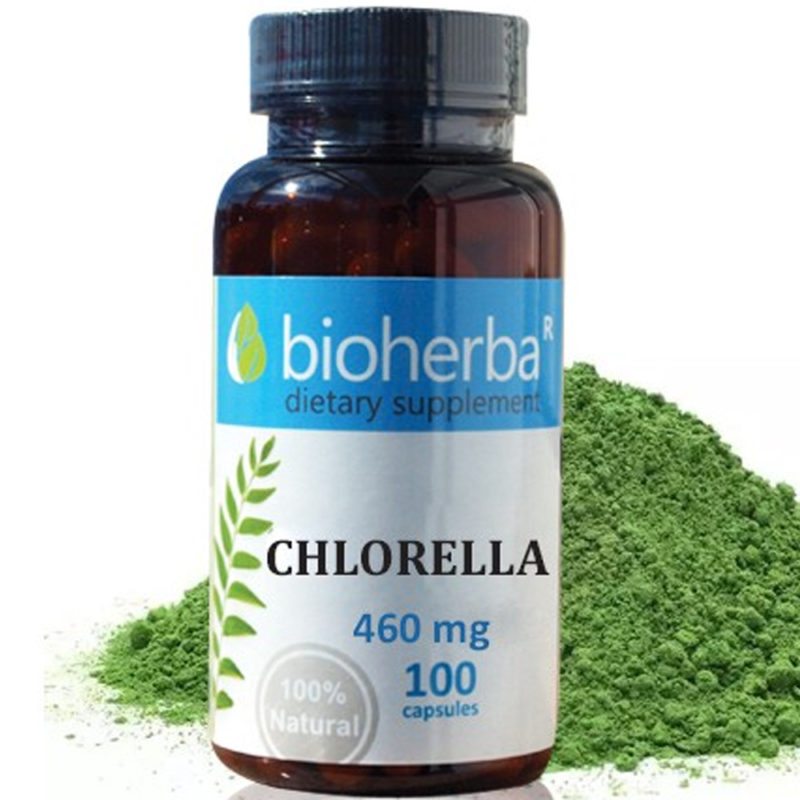 Bioherba Хлорела / Chlorella 460 mg x 60 капсули