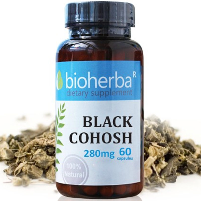 Bioherba Черен кохош шатавари / Black Cohosh 280 mg x 60 капсули