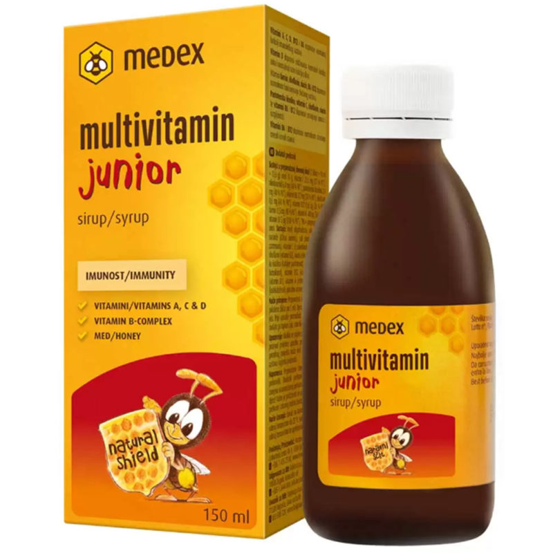 Medex МУЛТИВИТАМИНИ за ДЕЦА – сироп 150 ml