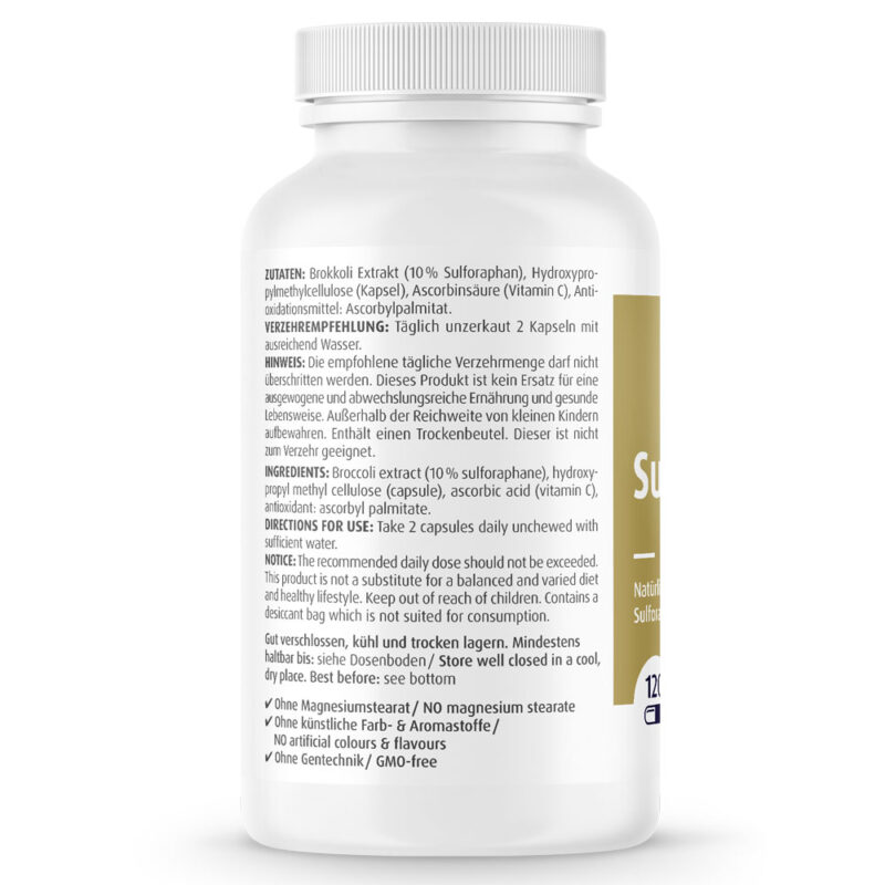 СУЛФОРАФАН / SULFORAPHANE ZeinPharma 500 mg x 120 капсули