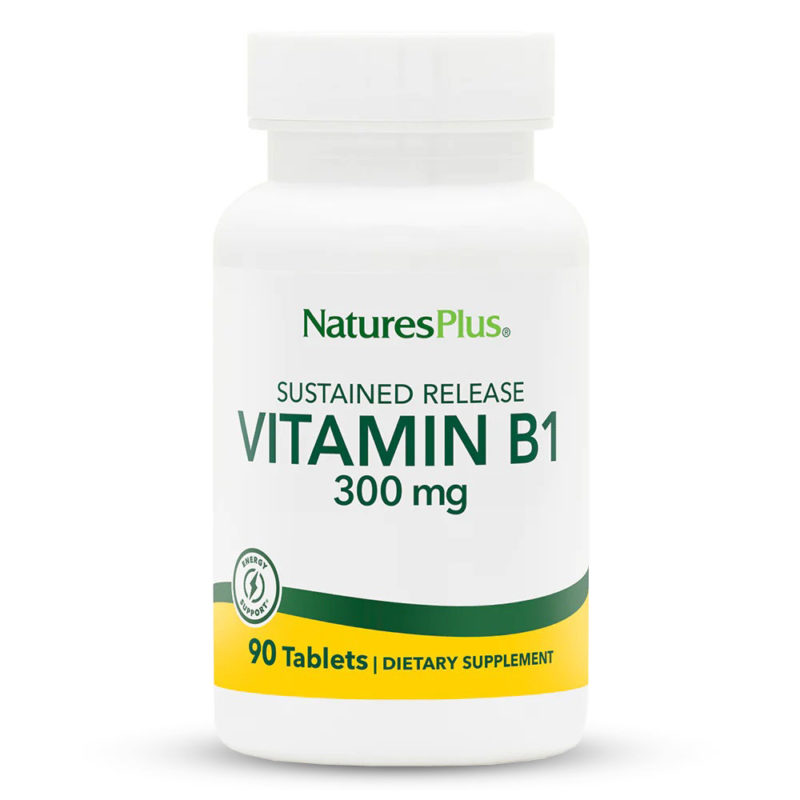 Витамин Б1 ТИАМИН / THIAMIN NaturesPlus 300mg x 90 таблетки
