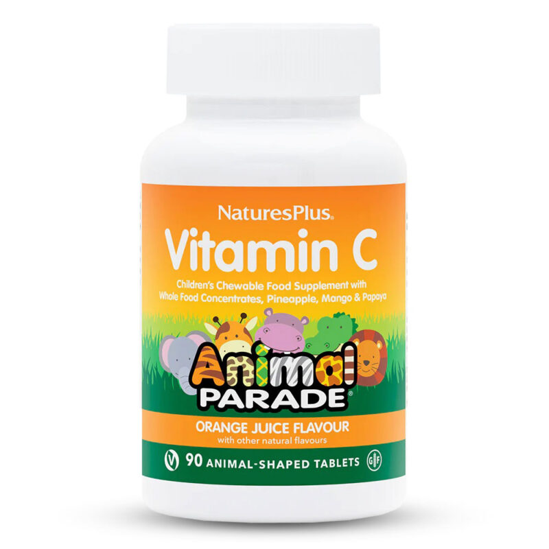 Витамин С за ДЕЦА Animal Parade – Портокал 90 броя