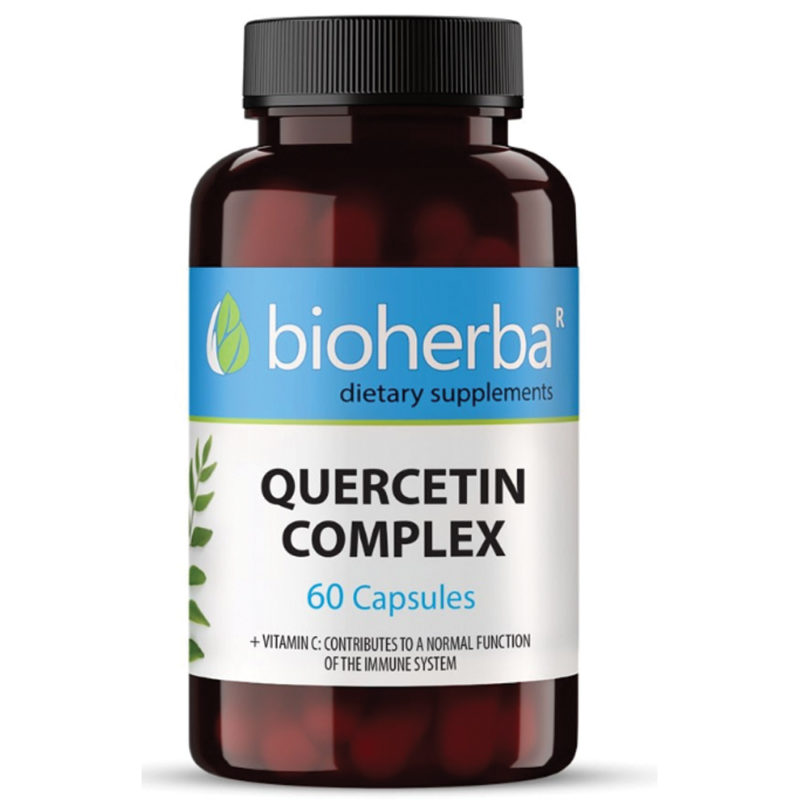 Кверцетин Комплекс / Quercetin Complex Bioherba 500мг х 60 капсули