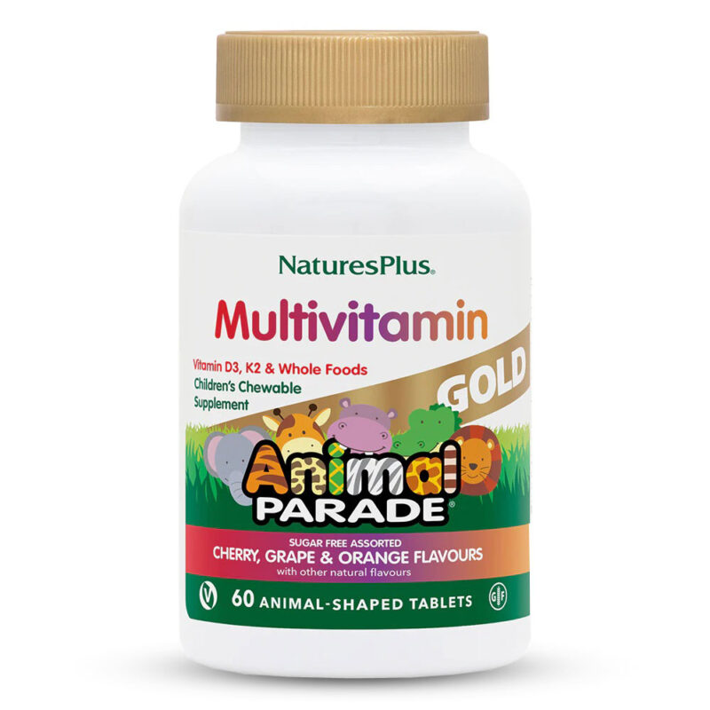 Мултивитамини ГОЛД с Пробиотици Асорти Animal Parade 60 броя