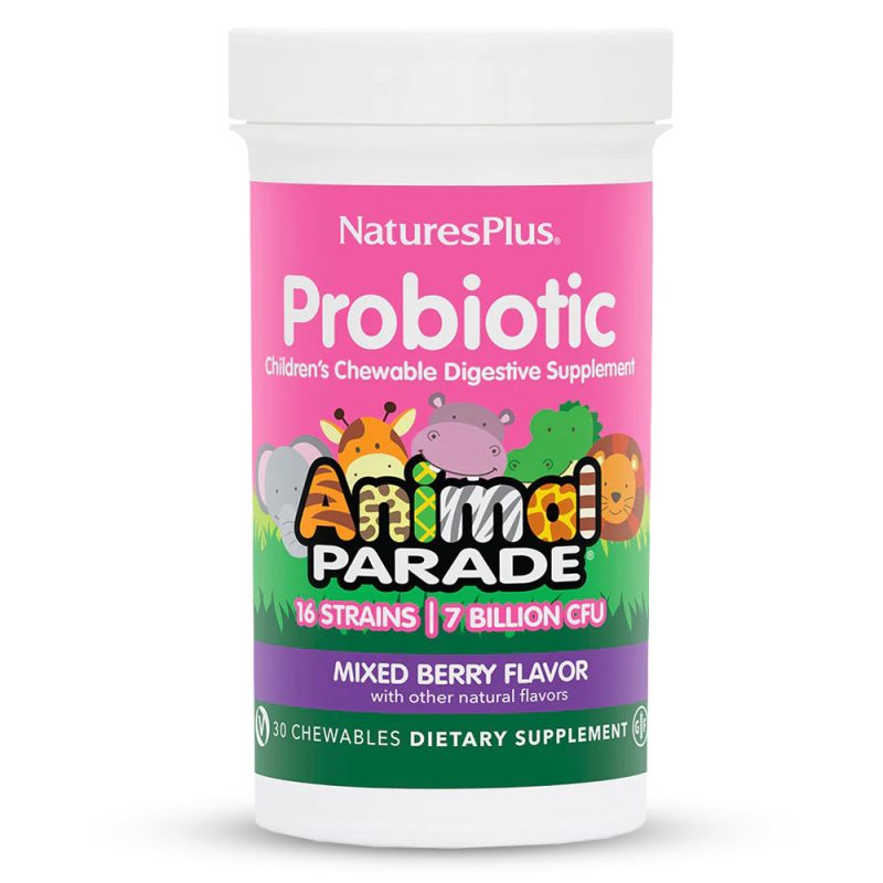 Пробиотик + Пребиотик за Деца Animal Parade Горски Плодове 30 броя