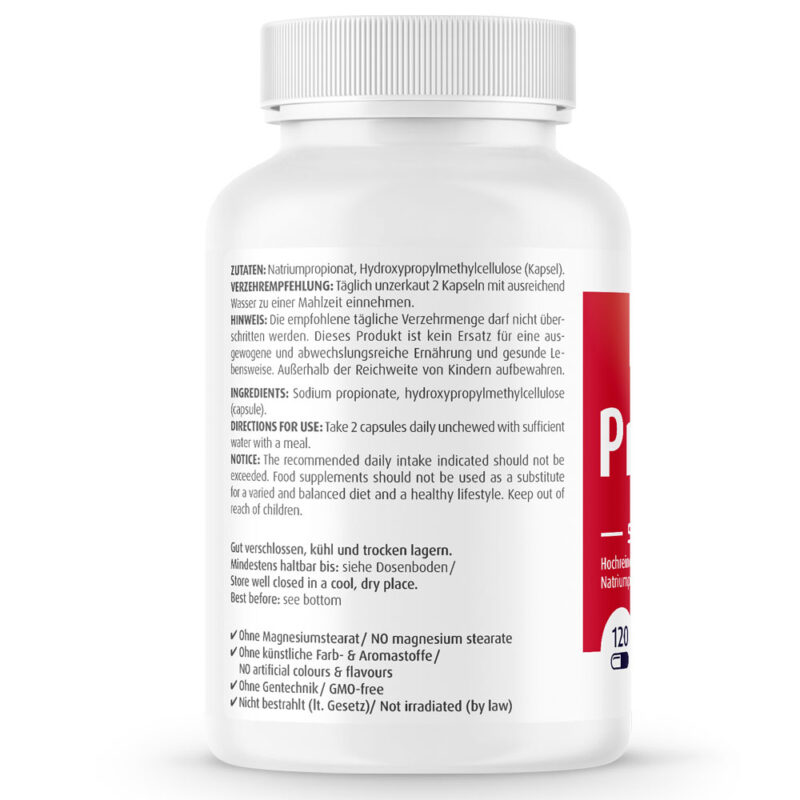 ПРОПИОНОВА КИСЕЛИНА / PROPIONIC ACID ZeinPharma 500 mg x 120 капсули