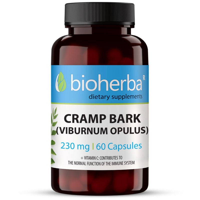 Червена Калина / Cramp Bark Bioherba 230 mg x 60 капсули