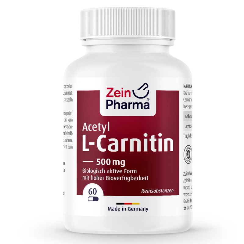 Ацетил Л-КАРНИТИН / Acetyl L-CARNITINE ZeinPharma – 500mg x 60 капсули
